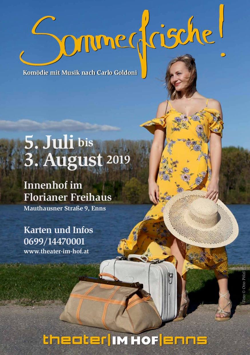 Anna Zöch Sujet von Sommerfrische! Sommerlook im gelben Kleid